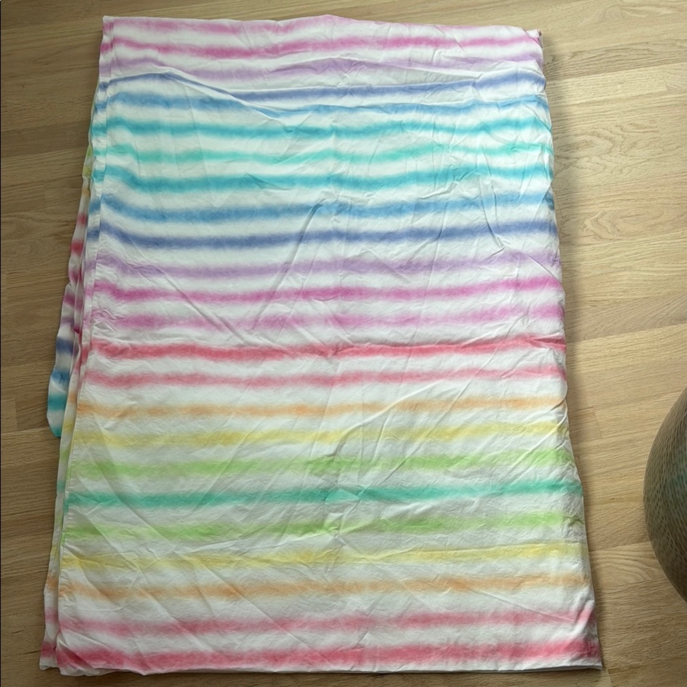 Colorful Striped PB Teen twin duvet